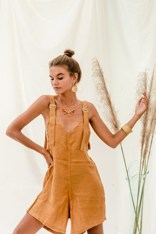 Ochre + Earth Manu Jumpsuit Golden Honey